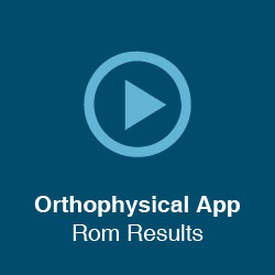 Orthophysical App – Rom Results